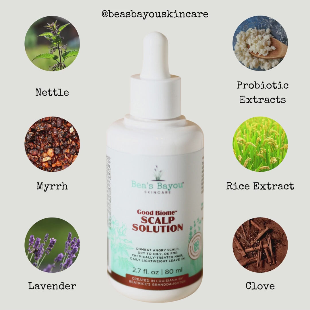 Scalp Relief Solution Double Set | Liquid Herbal Itch Leave-in | Good Biome Collection