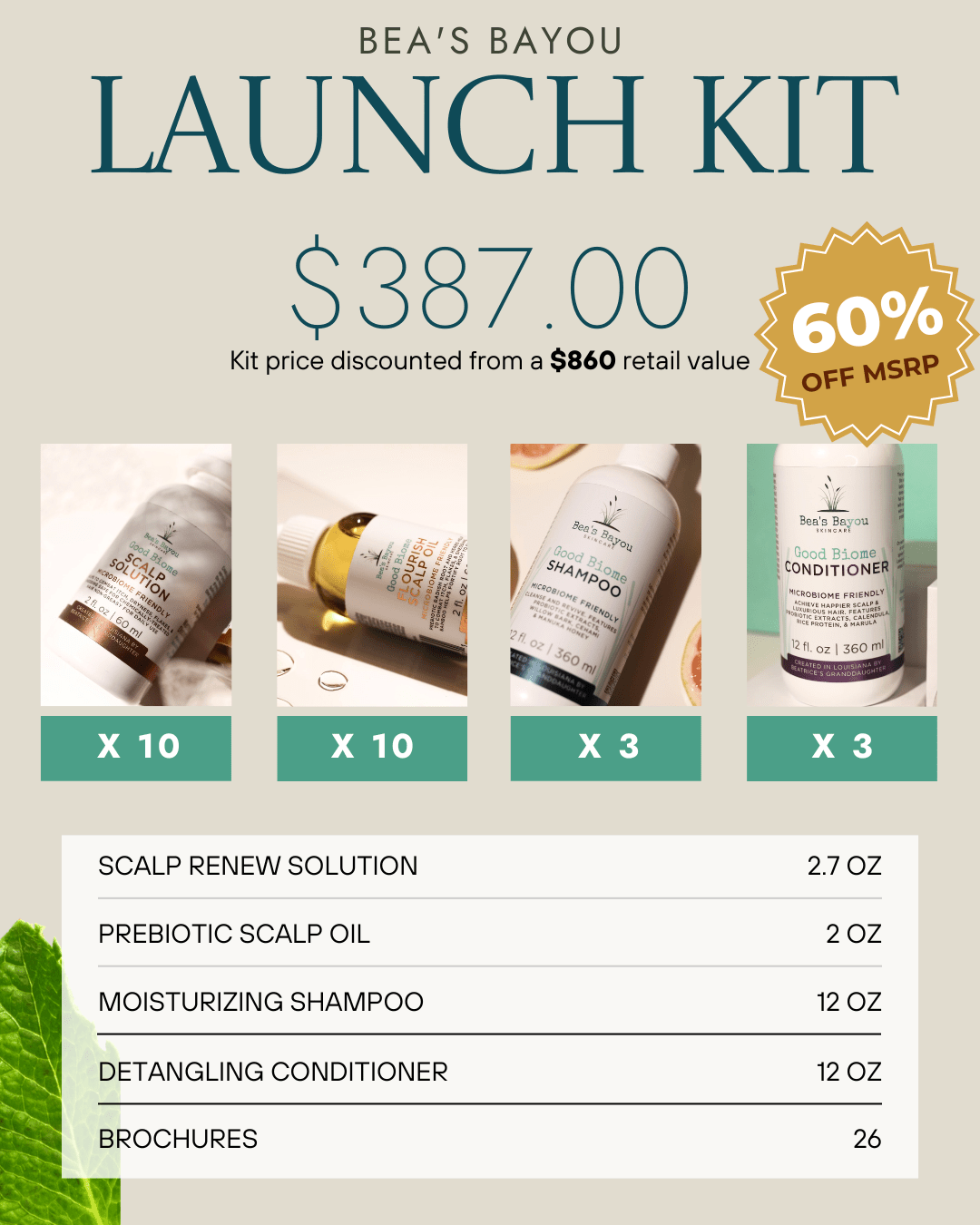 Salon Launch Kit - Bea&